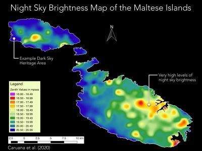 First Major Scientific Study on Light Pollution in the Maltese Islands