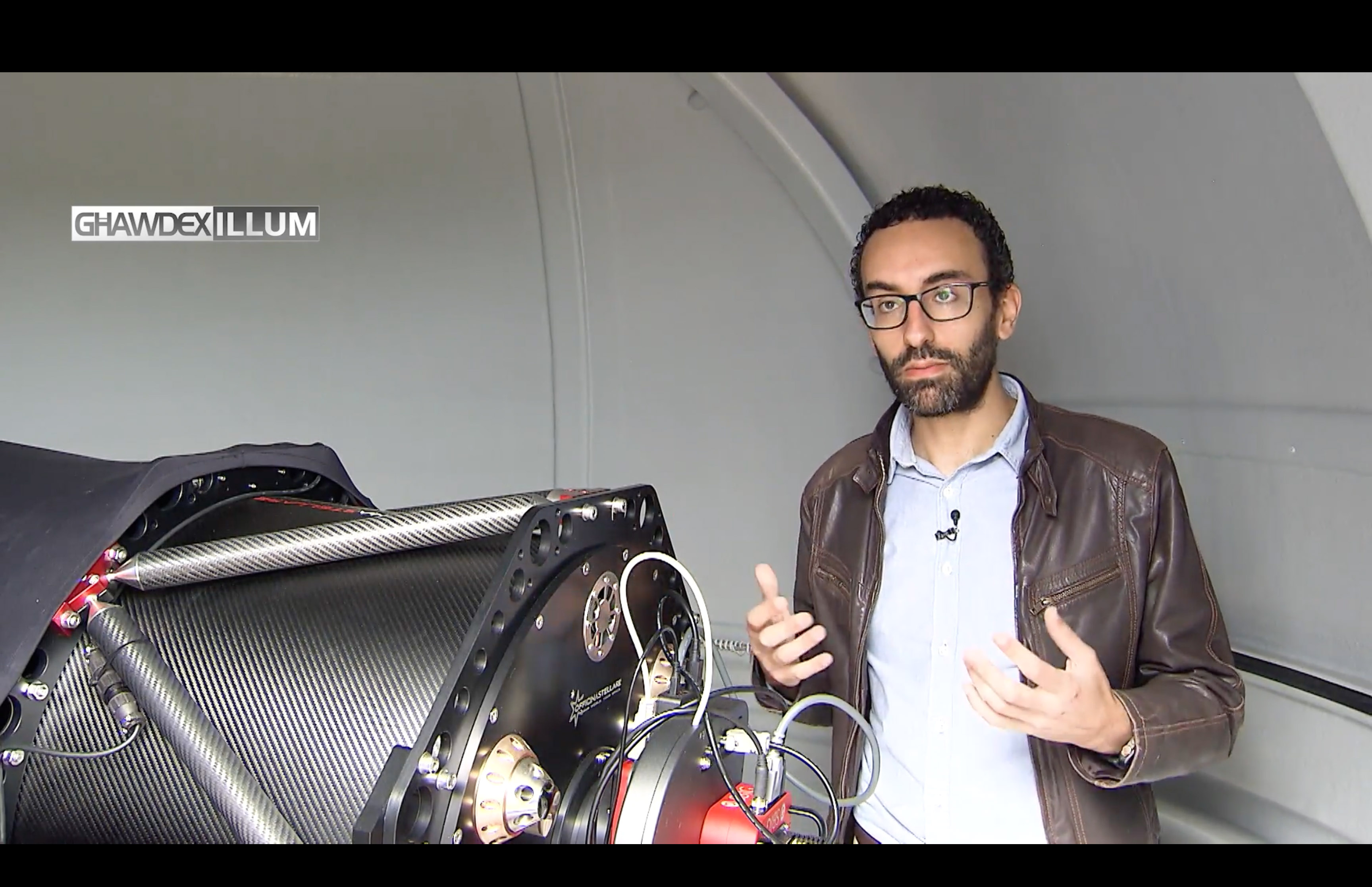 TV Interview on New Astronomical Observatory